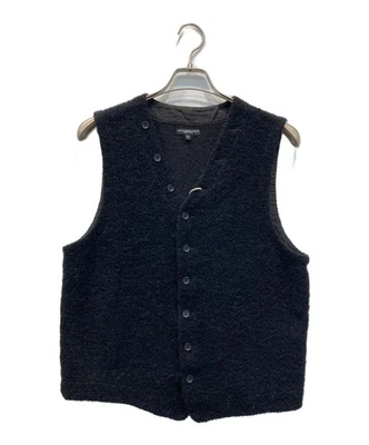 Engineered Garments Wool boa gilet Size: L Men Black - Image 1 of 3