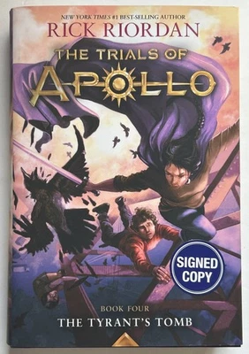 SIGNED The Tyrant's Tomb by Rick Riordan FIRST EDITION/FIRST PRINT New & Unread - Image 1 of 4