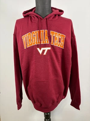 Virginia Tech Hoodie Pullover Sweatshirt Size XL Hokies Team - Image 1 of 4