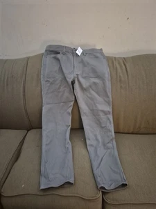 J. Crew The Sutton gerade Chinohose Herren Größe 34 x 30 grau vorne flach Freizeit - Bild 1 von 6