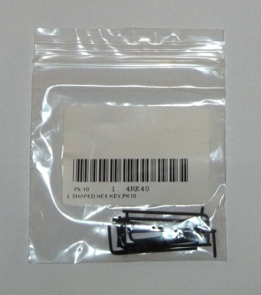 Hex Key-Allen Wrench 1.5mm Black Oxide Short Arm Pack Of 10 Eklind Brand New - Image 1 of 2