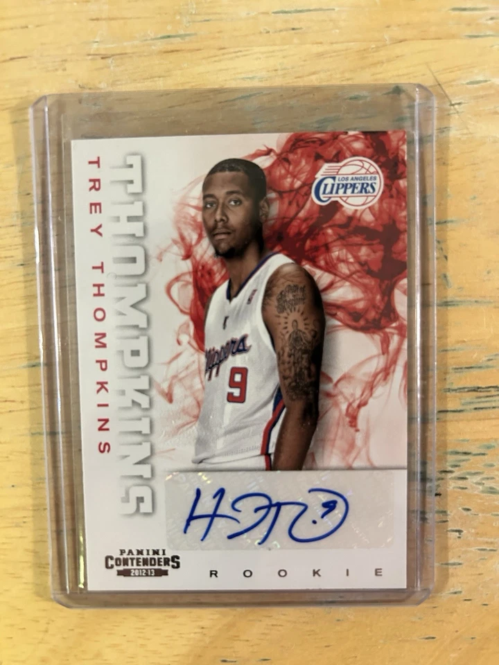 2012-13 Panini Contenders - Rookie Trey Thompkins #290 (AU, RC) - Image 1 of 2