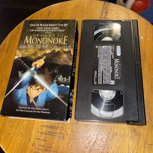 Princess Mononoke 1997 Anime VHS Tape Studio Ghibli Rare English Dubbed Version - Imagen 1 de 5
