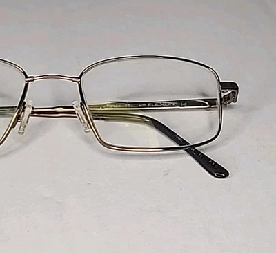 Marco de gafas de metal con borde completo de café Flexon Autoflex 66 de Marchon 18/52/140 Foto 1 de 4