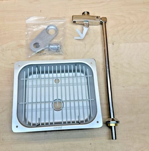 Fisher Edelstahl Glas Station 14" Standspüle & Spender 59129 - Bild 1 von 8