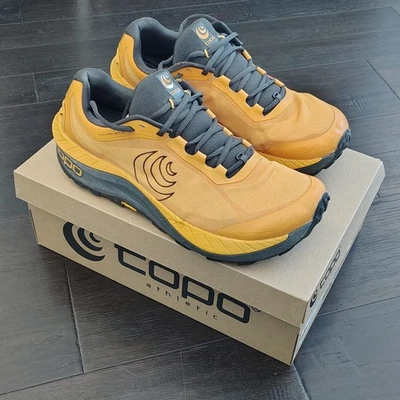 TOPO Athletic мужской MTN гонщик 3 манго оранжевый след кроссовки размер 12 - Изображение 1 из 4