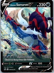 Hisuian Samurott V - Promo SWSH: Sword & Shield Promo Cards SWSH239 NM - Picture 1 of 2