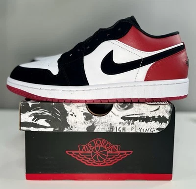 NEW Nike Air Jordan 1 Low SE Black Toe (2025) | Men Sizes 8 - 13 | IB8971-106 - Image 1 of 4