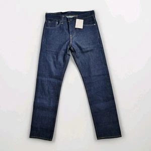 Jeans Levi's Selvedge 511 30x30 slim fit nuovo con etichetta rigido indaco - Foto 1 di 11