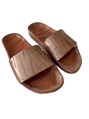 Резиновые сандалии для бассейна Jimmy Choo Rey чай розовое золото размер ЕС 38 США 7 - Изображение 1 из 4