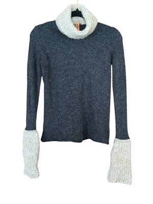 Tory Burch Womens Angelina Alpaca Wool Knit Turtleneck Sweater Size Large - Image 1 of 4