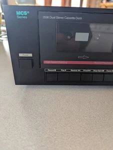 MCS Series 3595 Doppio Stereo Cassette & Recorder Deck, testato. - Foto 1 di 11