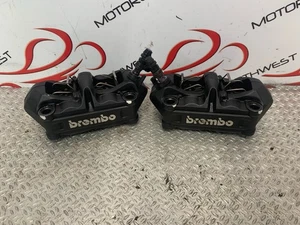 2011 TRIUMPH SPEED TRIPLE 1050 FRONT CALIPERS FRONT BREMBO BRAKE CALIPERS A002 - Bild 1 von 7