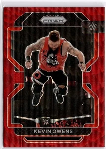 Kevin Owens 2022 Panini Prizm WWE Red Wave Prizm #124 WWE Raw - Picture 1 of 2