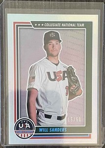 2022 STARS & STRIPES LONGEVITY WILL SANDERS RC 15/60 TEAM USA #26 BLUE HOLO