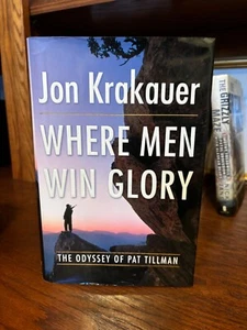Where Men Win Glory. Jon Krakauer 1st HC Ptg Doubleday 2009 Very Good Plus - Picture 1 of 5