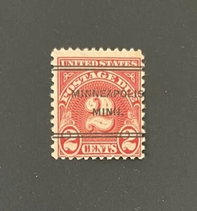 Minneapolis, Minnesota DLE Precancel - 2 cents Postage Due U.S. #J81 - used - MN - Picture 1 of 2