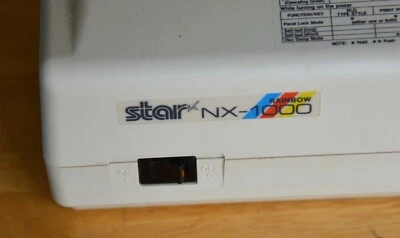 Vintage Star Micronics NX-1000  Rainbow, Printer.  Was used with Commodore 2000 - Image 1 of 3