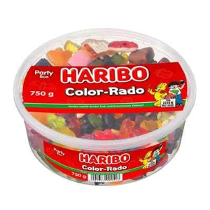 Haribo Color Rado Lakritzkonfekt Mischung in einer Party Box 2 x 750g - Bild 1 von 1
