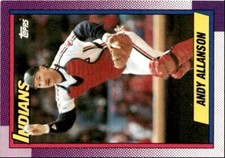 1990 Topps Baseball Cards Andy Allanson Cleveland Indians #514