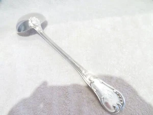19th c french 950 silver Soup ladle rococo st P Queille - Picture 1 of 10