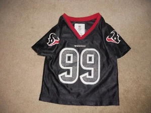 Houston Texans NFL Football Jersey #99 JJ Watt Baby Girl Toddler 2T Sparkle Nwot - Picture 1 of 8