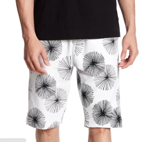 NWT Antony Morato Printed Knit Shorts Size: S Color: White - Picture 1 of 6