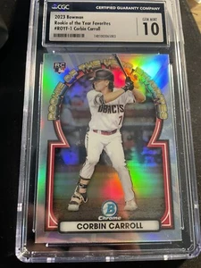 Corbin Carroll 2023 Bowman - Mint 10 CGC Rookie of the Year ROYF-1 (RC) - Picture 1 of 2