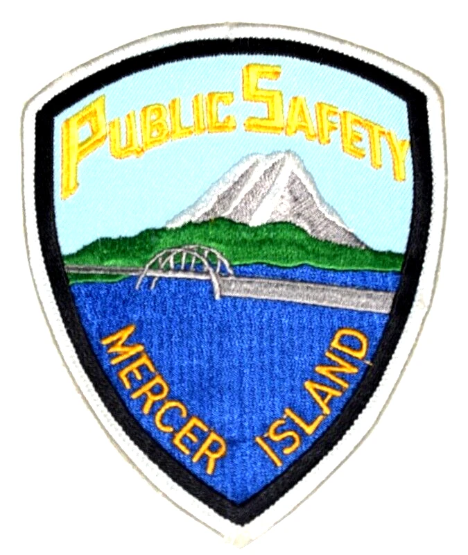 MERCER ISLAND– PUBLIC SAFETY -WASHINGTON Sheriff Police Patch BRIDGE MOUNTAIN - Image 1 of 1