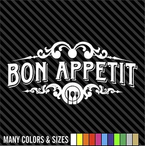 Bon Appetit Decal - Kitchen Decor - Wall Decal - Vinyl Decal - Kitchen Wall Art - Picture 1 of 15