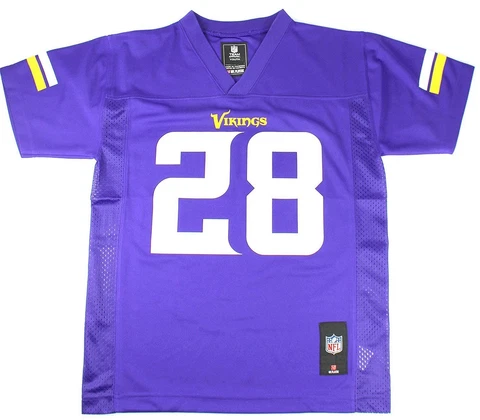 Minnesota Vikings Adrian Peterson #28 Youth Purple NFL Jersey Cover