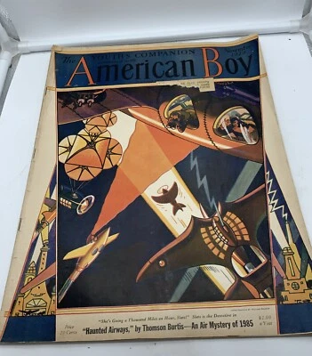 Vintage November 1929 The American Boy Youth's Companion Magazine Foto 1 de 4
