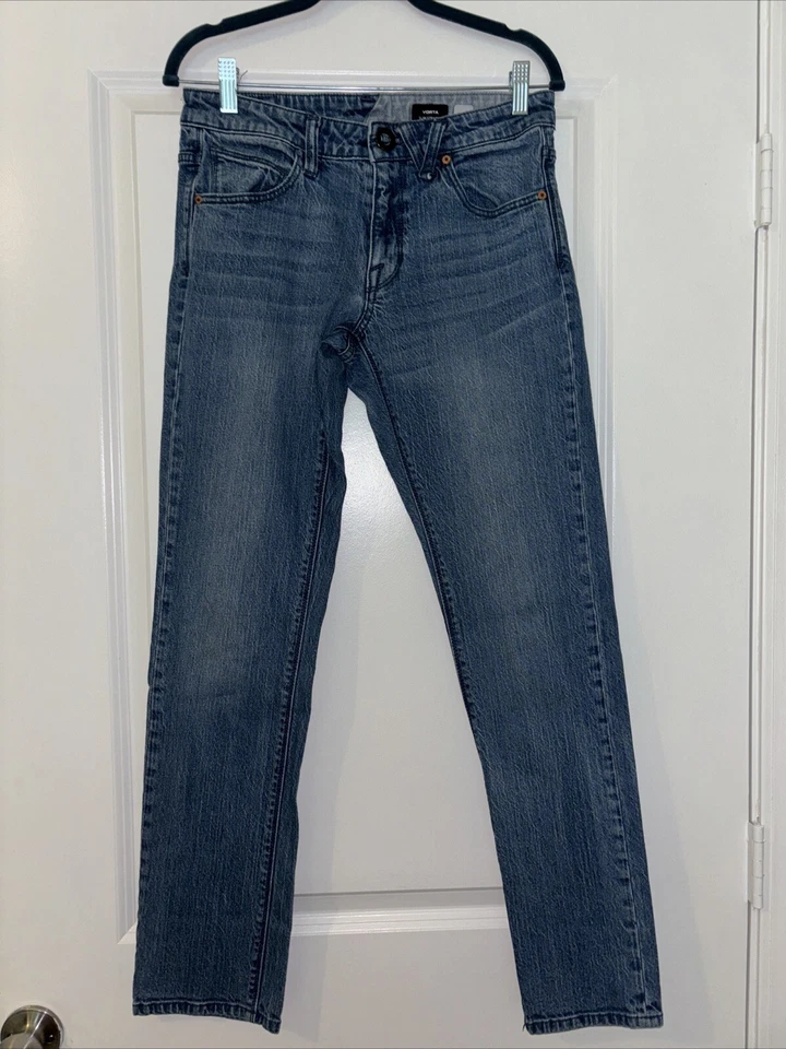 Volcom Men’s Jeans Slim Straight Vorta Size 29x29 Skate Surf - Image 1 of 4