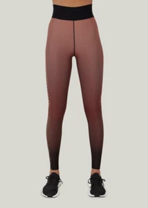 $188 Ultracor Women's Beige Camiel Deco Ombre Ultra-High Leggings Pants Size XL - Picture 1 of 4