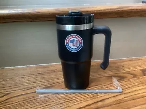 Taza de viaje/vaso con pajita Orgulloso veterano "Resorts Appreciates Veteranos" - Imagen 1 de 10