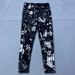 Victoria’s Secret VSX Incredible Core Essential Pocket Leggings Floral Black 8 - Picture 1 of 13