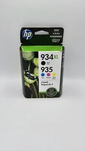 Genuine HP 934XL 935 Black Color 4PK Ink Cartridges Expired - Picture 1 of 3