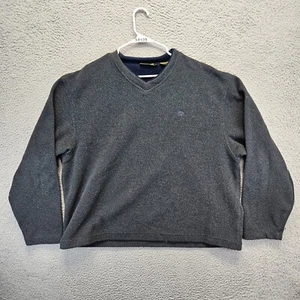 Timberland Sweater Pullover Herren Größe XL grau Fleece V-Ausschnitt - Bild 1 von 9
