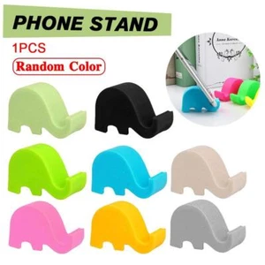 Creative Cute Elephant Phone Holder Plastic Stand For Portable Phone Cell Hot~ - Zdjęcie 1 z 11