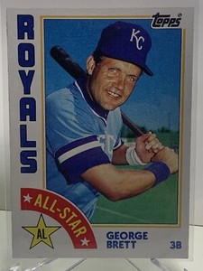 1984 Topps George Brett #223 All Star Royals HOF
