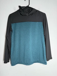 Real Essentials Boys Youth Teen Dry Fit Long Sleeve Active Hoodie Sz L - Picture 1 of 9