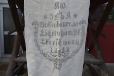 1857 LEINENSACK 4906 Eberschwang linen bag Bauer 1 Leinen Getreidesack bedruckt