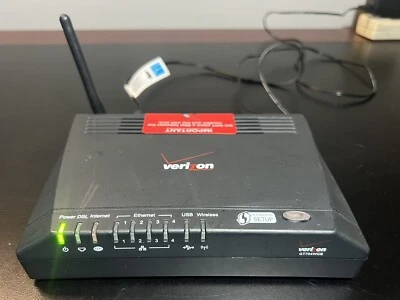 Verizon Actiontec GT704WG DSL Modem Router 4-Port 54 Mbps Wireless - Image 1 of 4