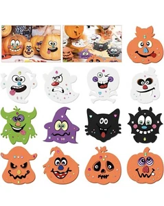 Kits artesanales de espuma de calabaza de Halloween 202 piezas con 20 juegos, con pegatinas, hágalo usted mismo - Imagen 1 de 8
