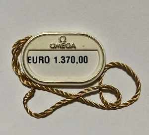 Reloj de Vestir OMEGA Oro Etiqueta Hangtag 79102301 1530 18k 33mm Cuero ORIGINAL #4/ - Imagen 1 de 2