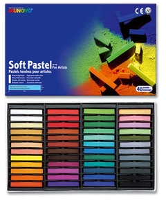 Pastels secs Carrés Mungyo Boite 48 pièces - Imagen 1 de 1