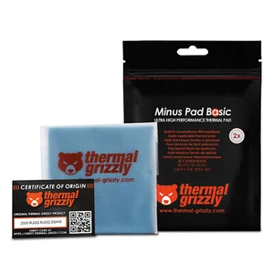 Thermal Grizzly Minus Pad Basic - 100 x 100 x 1,0 mm, 2 Stück - Bild 1 von 2