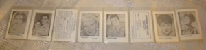 Vtg 1965 Movie Star B/W Photo Card Wallet Calendar Passenger Credit Card Airline - Picture 1 of 12