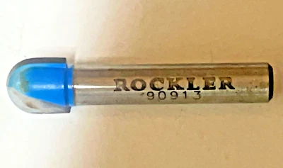Shank Rockler Core Box Bit 90913 3/8"" P x 3/8"" A x 3/16"" R x 1/4"" - Imagem 1 de 2