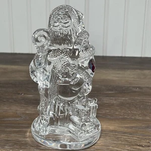 Waterford Kristall 7. Edition Weihnachtsmann mit Stab Skulptur Figur 2004 - ohne Box - Bild 1 von 6